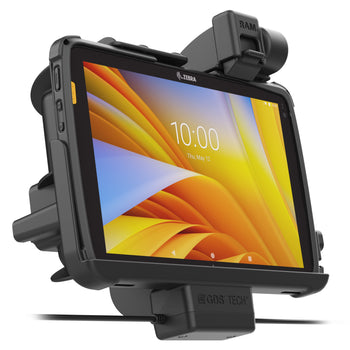 RAM-GDS-DOCKNLL-ZE21PDU:RAM-GDS-DOCKNLL-ZE21PDU_5:GDS Power + Data Dock with Latch for Zebra ET401 & ET4x 10"