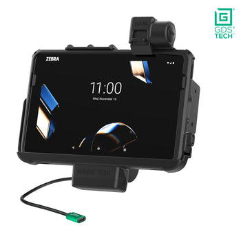 RAM-GDS-DOCKNLL-ZE21PU:RAM-GDS-DOCKNLL-ZE21PU_1:GDS Dock with Latch for Zebra ET401 & ET4x 10" with IntelliSkin
