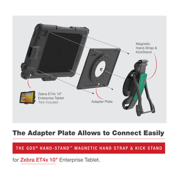 RAM-GDS-HS1M-ZE21U:RAM-GDS-HS1M-ZE21U_4:GDS® Hand-Stand™ Magnetic Accessory for Zebra ET4x 10” Enterprise Tablet