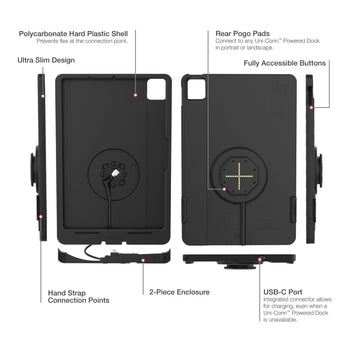 RAM-GDS-SKIN-AP45-M2-TCB:RAM-GDS-SKIN-AP45-M2-TCB_5:IntelliSkin Thin-Case™ for iPad Air 11 (M2 & M3) (Rear Pogo Pads)