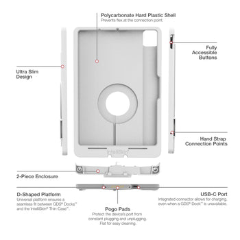 RAM-GDS-SKIN-AP45-M2-TCD-GRY:RAM-GDS-SKIN-AP45-M2-TCD-GRY_5:IntelliSkin Thin-Case™ for iPad Air 11 (M2 & M3) - Gray