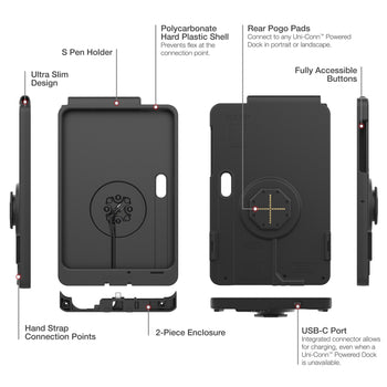 RAM-GDS-SKIN-SAM100-TCB:RAM-GDS-SKIN-SAM100-TCB_5:IntelliSkin Thin-Case™ for Tab Active5 Pro & 4 Pro (Rear Pogo Pads)