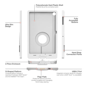 RAM-GDS-SKIN-SAM88-TCD-GRY-1:RAM-GDS-SKIN-SAM88-TCD-GRY-1_5:IntelliSkin Thin-Case™ for Samsung Tab A11+ - Gray