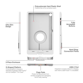 RAM-GDS-SKIN-SAM88-TCD-GRY:RAM-GDS-SKIN-SAM88-TCD-GRY_5:IntelliSkin® Thin-Case™ for Samsung Tab A9+ - Gray