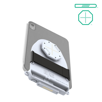 RAM-GDS-TABC-F1DB-GRY:RAM-GDS-TABC-F1DB-GRY_2:GDS Tab-Conn™ for Folio Style Cases (D Shape & Rear Pogo Pads) - Gray