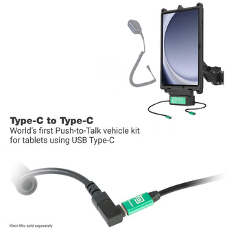 RAM-GDS-U1-SAM88-KIT4:RAM-GDS-U1-SAM88-KIT4_2:GDS Uni-Conn™ Vehicle Bundle + Single USB-C for Samsung Tab A9+