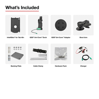 RAM-GDS-U1-SAM88-KIT4:RAM-GDS-U1-SAM88-KIT4_4:GDS Uni-Conn™ Vehicle Bundle + Single USB-C for Samsung Tab A9+