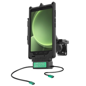 RAM-GDS-U1-SAM90-KIT4:RAM-GDS-U1-SAM90-KIT4_1:GDS Uni-Conn™ Klein VALOR PTT Vehicle Bundle for Samsung Tab Active5