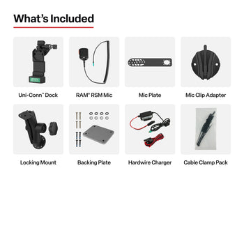 RAM-GDS-U1RL-RSM-A04:RAM-GDS-U1RL-RSM-A04_6:GDS Uni-Conn™ Locking PTT Remote Speaker Mic Bundle for ESChat & Zello