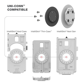 RAM-GDS-U1U-GRY:RAM-GDS-U1U-GRY_3:GDS Uni-Conn™ Adapter for IntelliSkin - Gray