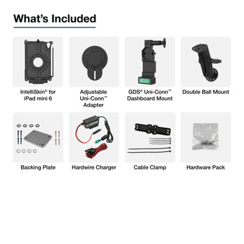 RAM-GDS-U4-AP36-KIT1:RAM-GDS-U4-AP36-KIT1_4:GDS Uni-Conn™ Vehicle Bundle for Apple iPad mini (A17 Pro) & mini 6