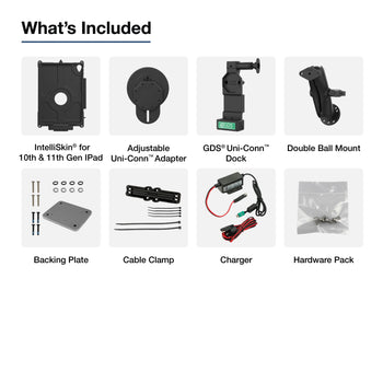 RAM-GDS-U4-AP40-KIT1:RAM-GDS-U4-AP40-KIT1_5:GDS Uni-Conn™ Vehicle Bundle for Apple iPad 10th & 11th Gen