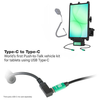 RAM-GDS-U4-SAM88-1-KIT4:RAM-GDS-U4-SAM88-1-KIT4_2:GDS Uni-Conn™ Vehicle Bundle + Single USB-C for Samsung Tab A11+