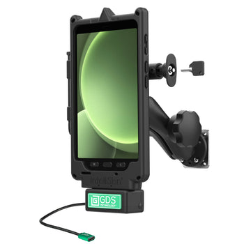 RAM-GDS-U4-SAM90-KIT2:RAM-GDS-U4-SAM90-KIT2_1:GDS Uni-Conn™ Locking Vehicle Bundle for Samsung Tab Active5