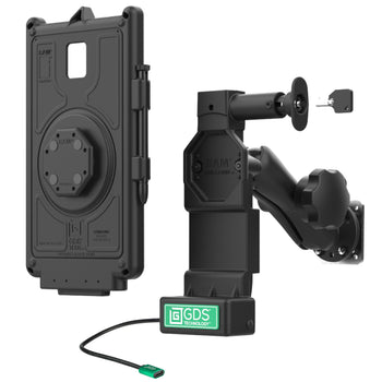 RAM-GDS-U4-SAM90-KIT2:RAM-GDS-U4-SAM90-KIT2_2:GDS Uni-Conn™ Locking Vehicle Bundle for Samsung Tab Active5
