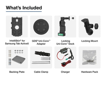 RAM-GDS-U4-SAM90-KIT2:RAM-GDS-U4-SAM90-KIT2_6:GDS Uni-Conn™ Locking Vehicle Bundle for Samsung Tab Active5