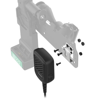 RAM-GDS-U4L-RSM-A04:RAM-GDS-U4L-RSM-A04_4:GDS Uni-Conn™ Locking PTT Remote Speaker Mic Bundle for ESChat & Zello