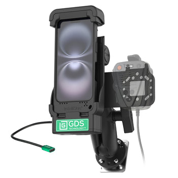 RAM-GDS-V15-AP48-PTT1:RAM-GDS-V15-AP48-PTT1_1:GDS Aina PTT Voice Responder Vehicle Bundle for iPhone 16