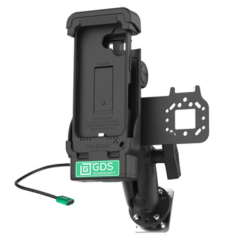RAM-GDS-V15-AP48-PTT1:RAM-GDS-V15-AP48-PTT1_2:GDS Aina PTT Voice Responder Vehicle Bundle for iPhone 16