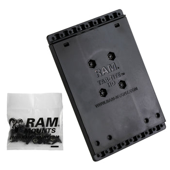 RAM-HOL-AC-202U:RAM-HOL-AC-202U_1:RAM® Tab-Tite™ Backplate with Ball Base & Hardware
