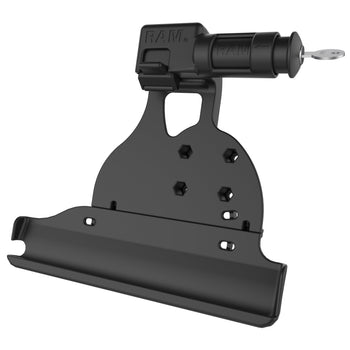 RAM-HOL-AP15KLU:RAM-HOL-AP15KLU_2:RAM EZ-Roll'r™ Keyed Locking Holder for iPad 6th Gen, Air 2 + More