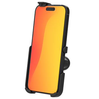 RAM-HOL-AP38BU:RAM-HOL-AP38BU_1:RAM Form-Fit Holder for iPhone 13 Pro, 14, 14 Pro, 15 & 16 with Ball