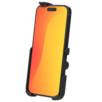 RAM-HOL-AP38U:RAM-HOL-AP38U_1:RAM Form-Fit Holder for Apple iPhone 13, 13 Pro, 14, 14 Pro, 15 & 16