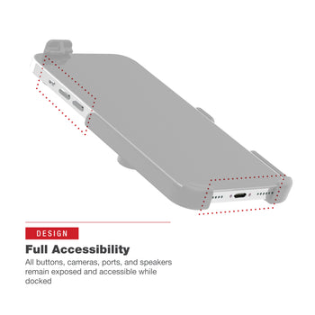 RAM-HOL-AP39U:RAM-HOL-AP39U_8:RAM Form-Fit Holder for iPhone 14 Plus/Pro Max, 15 Plus & 16 Plus