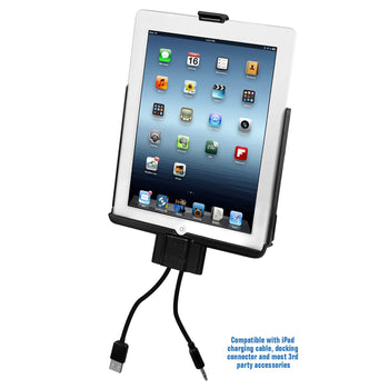 RAM-HOL-AP8DU:RAM-HOL-AP8DU_2:RAM EZ-Roll'r™ Cradle for Apple iPad 1st Gen