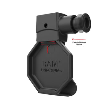 RAM-HOL-BC-U1U:RAM-HOL-BC-U1U_3:RAM Belt Clip Holder with Release Buttion for GDS Uni-Conn™ Button