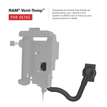 RAM-HOL-GE3FKLU:RAM-HOL-GE3FKLU_4:RAM® Form-Fit Locking Holder for Getac ZX70 - Temp Module Compatible
