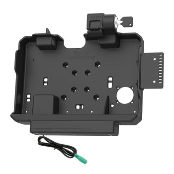 RAM-HOL-GE4PKLU:RAM-HOL-GE4PKLU_2:RAM Form-Fit Locking Powered Dock for Getac ZX10