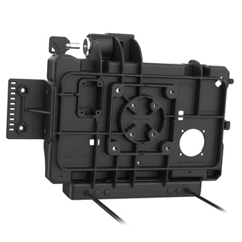 RAM-HOL-GE5PD2KLU:RAM-HOL-GE5PD2KLU_3:RAM Locking Power + Dual USB Data Dock for Getac ZX80