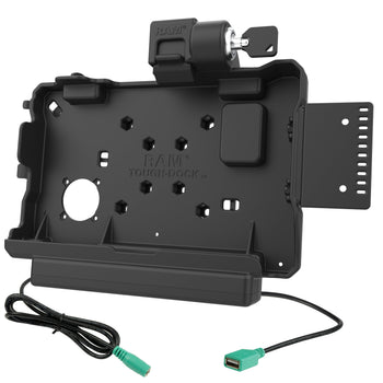 RAM-HOL-GE5PDKLU:RAM-HOL-GE5PDKLU_2:RAM® Locking Power + Data Dock for Getac ZX80
