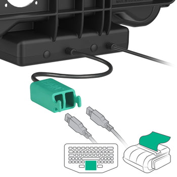 RAM-HOL-HON11PD2KLU:RAM-HOL-HON11PD2KLU_5:RAM Locking Power + Dual USB Dock for Honeywell ScanPal EDA10A
