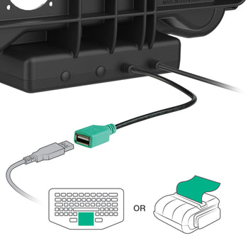 RAM-HOL-HON11PDKLU:RAM-HOL-HON11PDKLU_5:RAM Locking Power + Data Dock for Honeywell ScanPal EDA10A
