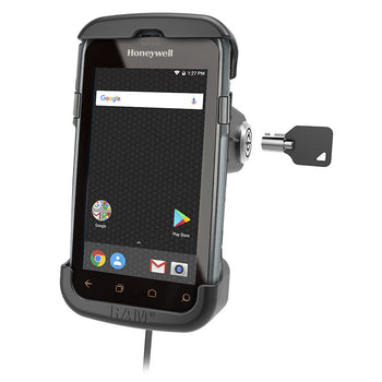 RAM-HOL-HON7KLU:RAM-HOL-HON7KLU_1:RAM Key-Locking Form-Fit Powered Dock for Honeywell CT50, CT60 Series