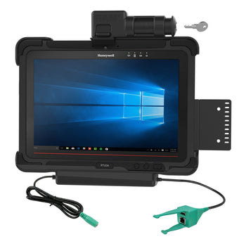 RAM-HOL-HON9PDKL-RJ45AU:RAM-HOL-HON9PDKL-RJ45AU_1:RAM Key Locking Power + USB-A & RJ45 Dock for Honeywell RT10 Tablet