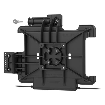 RAM-HOL-HON9PDKL-RJ45AU:RAM-HOL-HON9PDKL-RJ45AU_3:RAM Key Locking Power + USB-A & RJ45 Dock for Honeywell RT10 Tablet