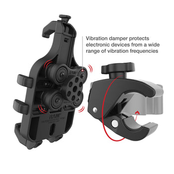 RAM-HOL-PD5V-400-1U:RAM-HOL-PD5V-400-1U_3:RAM Quick-Grip™ Pro Vibration Damping Phone Mount with Tough-Claw™
