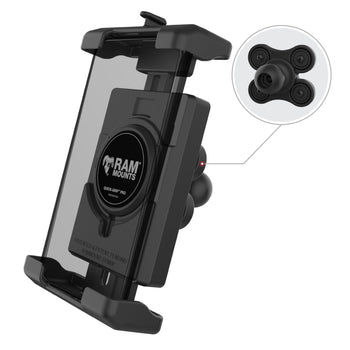 RAM-HOL-PD7BVU:RAM-HOL-PD7BVU_1:RAM® Quick-Grip™ Pro XL Phone Holder with Ball & Vibration Damper