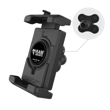 RAM-HOL-PD7BVU:RAM-HOL-PD7BVU_2:RAM® Quick-Grip™ Pro XL Phone Holder with Ball & Vibration Damper