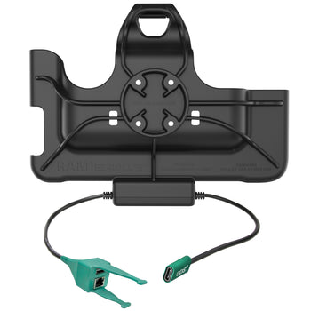 RAM-HOL-SAM52CP-RJ45AU:RAM-HOL-SAM52CP-RJ45AU_4:RAM USB-C Powered Dock + USB-A & RJ45 Data for Tab Active5 Pro & 4 Pro