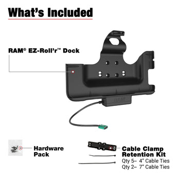 RAM-HOL-SAM52CPU:RAM-HOL-SAM52CPU_3:RAM USB-C Powered Dock for Samsung Tab Active5 Pro & 4 Pro