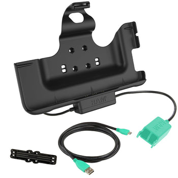 RAM-HOL-SAM52PD2U:RAM-HOL-SAM52PD2U_2:RAM Power & Dual USB Data Dock for Tab Active5 Pro & 4 Pro