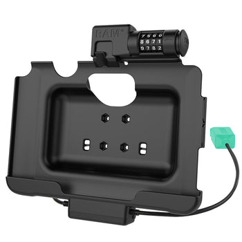 RAM-HOL-SAM57PD2CLU:RAM-HOL-SAM57PD2CLU_2:RAM Combo-Lock Power + Dual USB Data Dock for Tab Active5 Pro & 4 Pro