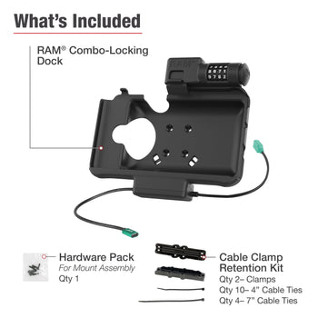 RAM-HOL-SAM58CPCL-1AU:RAM-HOL-SAM58CPCL-1AU_5:RAM® Combo Locking Power + Data Dock for Samsung Tab Active5 & 3