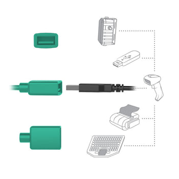 RAM-HOL-SAM58CPKL-1AU:RAM-HOL-SAM58CPKL-1AU_4:RAM® Key Locking Power + Data Dock for Samsung Tab Active5 & 3