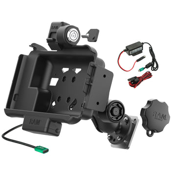 RAM-HOL-SAM58CPKLN-225-V7CU:RAM-HOL-SAM58CPKLN-225-V7CU_2:RAM Locking Modular Powered Dock & Mount for Samsung Tab Active5 & 3