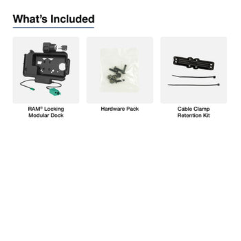 RAM-HOL-SAM58CPKLN-2AU:RAM-HOL-SAM58CPKLN-2AU_5:RAM® Locking Modular USB-C Dock + Dual USB-A for Samsung Tab Active5 & 3
